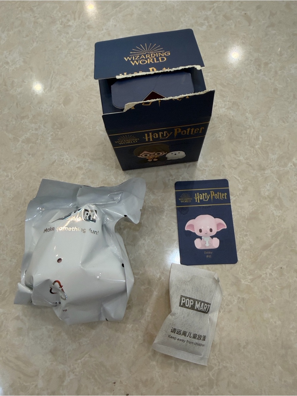 Harry Potter Dobby Collectible Blind Box Figure - Navy Blue & Pink